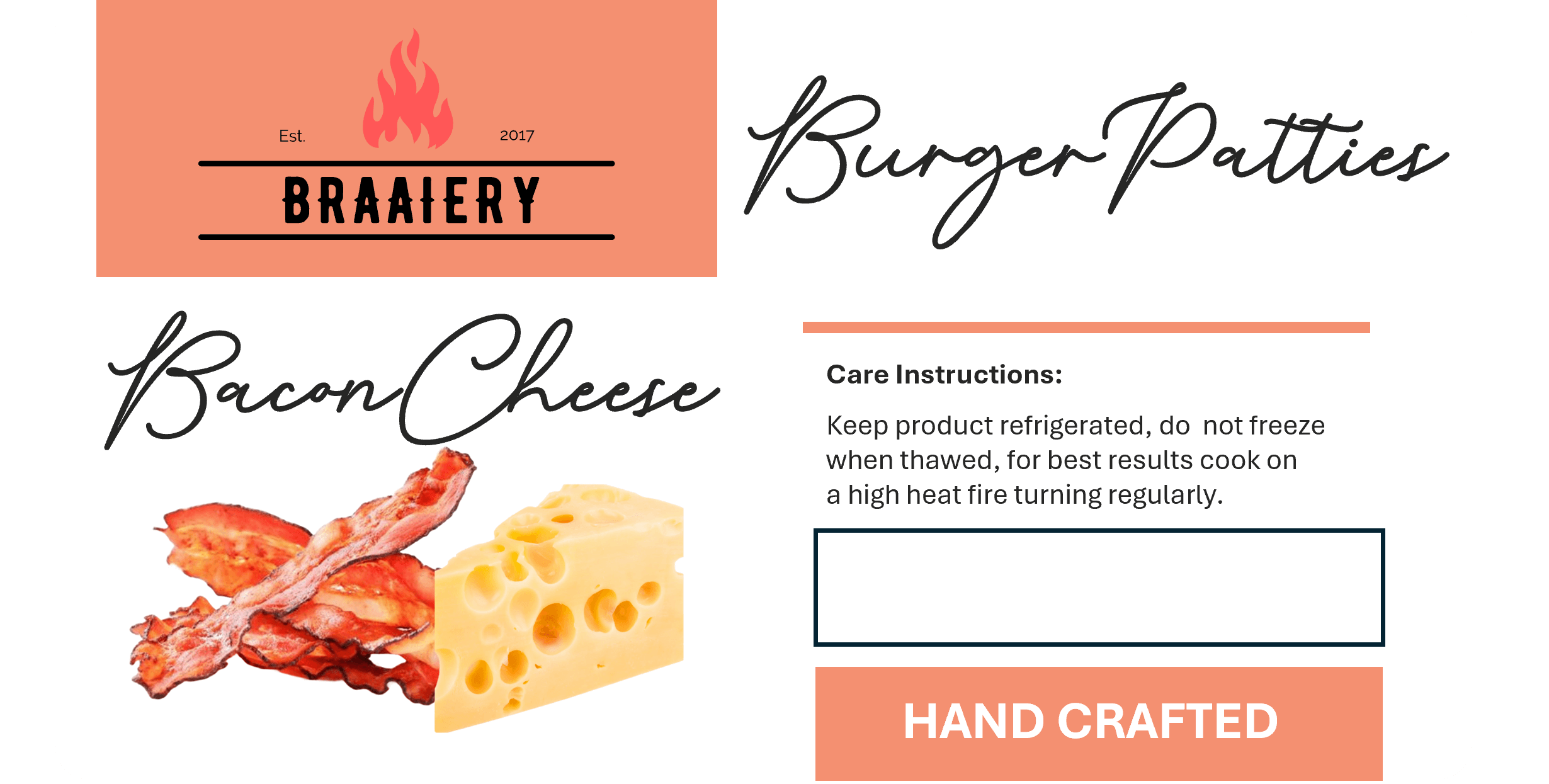 Bacon and Cheese Hamburger