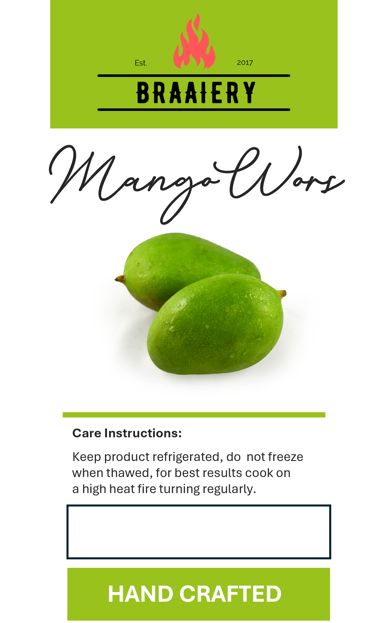 Mango Wors